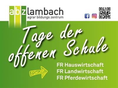 Plakat Tag der offenen Schule abz Lambach
